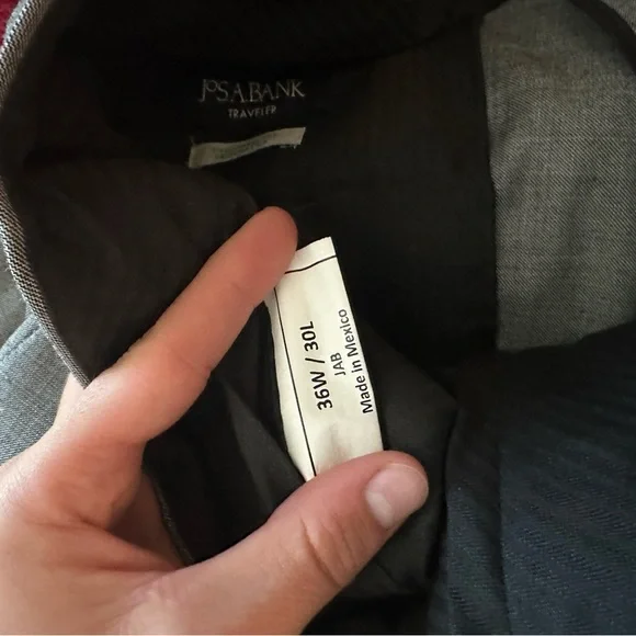 Jos. A. Bank Charcoal Traveler Suit Jacket - Picture 6 of 6